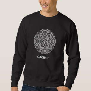 Gabber Techno Musik Raver EDM Party 90er Sweatshirt