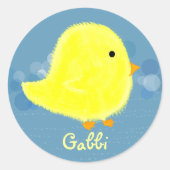 Gabbi Niedlich Baby Chick Sticker (Vorderseite)
