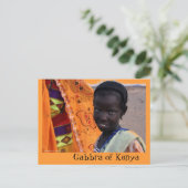 Gabbra Stammesmädchen aus Kenia Postcard Postkarte (Stehend Vorderseite)
