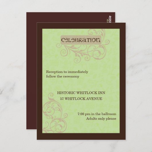 Gabby Empfang Postkarte (Vorne/Hinten)