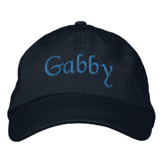 Gabby Personalisiert bestickte Baseball Cap Blue Baseballkappe