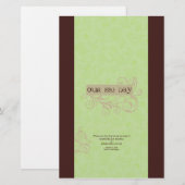 Gabby Save the Date Candybar Wrappers (Vorne/Hinten)