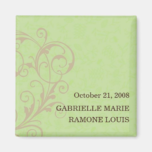 Gabby speichert das Date Magnet (Vorne)