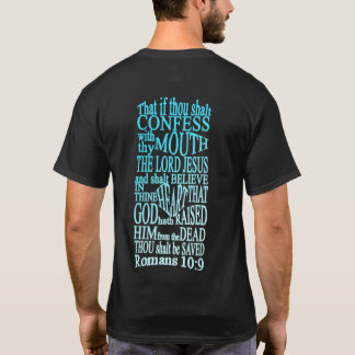 GABC WiM Römer-10:9 T Schwarzes 1 T-Shirt