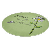 Gabe eines Freundes Gottes, Daisy auf Grün, Religi Schneidebrett (Ecke)