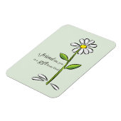 Gabe eines Freundes von Gott, Daisy von grün, reli Magnet (Linke Seite)