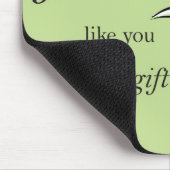 Gabe eines Freundes von Gott, Daisy von grün, reli Mousepad (Ecke)