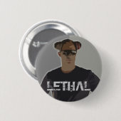 Gabe ist tödlich (Knopf) Button (Vorne & Hinten)