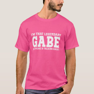 Gabe Persönlicher Name Vorname Funny Gabe T-Shirt