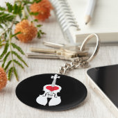 Gabe von Violine, Schlüsselanhänger (Seite)