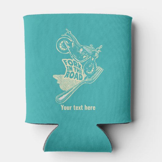 Gabel bei Kraftrad Dosenkühler (Rückseite)