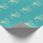 Gabel bei Kraftrad Geschenkpapier (Ecke)