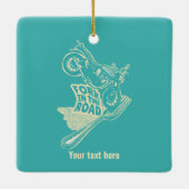 Gabel bei Kraftrad Keramikornament (Rückseite)