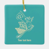 Gabel bei Kraftrad Keramikornament (Vorderseite)