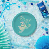 Gabel bei Kraftrad Pappteller (Party)