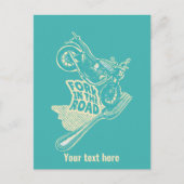 Gabel bei Kraftrad Postkarte (Vorderseite)