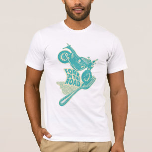 Gabel bei Kraftrad T-Shirt