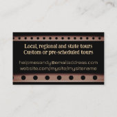 Gabel gestopft Tomatenlöffel Messer Dinin Catering Visitenkarte (Rückseite)