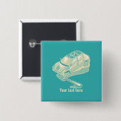 Gabel im Straßenverkehrsunfall Button (Vorne & Hinten)