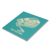 Gabel im Straßenverkehrsunfall Fliese (Seite)