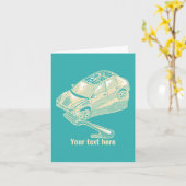 Gabel im Straßenverkehrsunfall Karte (Gelbe Blume)