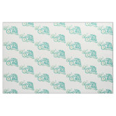 Gabel in der Straße Funny Fahrrad Stoff (Fat Quarter (45,7 x 55,9 cm))