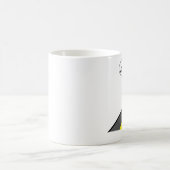 Gabel in der Straße Kaffeetasse (Mittel)