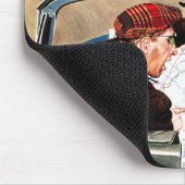 Gabel in der Straße Mousepad (Ecke)