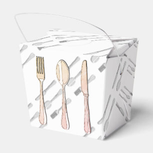 Gabel, Löffel und Messer Geschenkschachtel