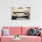 Gabel- & Löffel-Wandkunst Leinwanddruck (Insitu (Wohnzimmer))