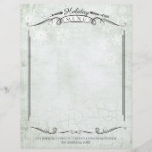 Gabel Messer Weihnachtsmenü Kopfhaut (Vorderseite)