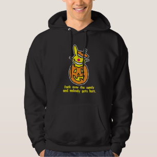 Gabel über der Süßigkeit Hoodie