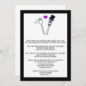 Gabel und Löffel Probe Abendessen Einladung (Vorne/Hinten)