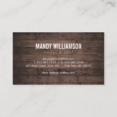 Gabel- und Messerkranz auf Catering, Koch Visitenkarte (Rückseite)