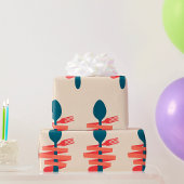 Gabel und Spoon Geschenkpapier