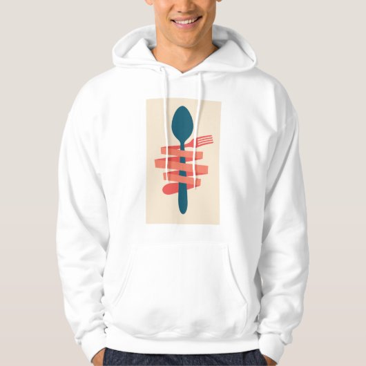 Gabel und Spoon Hoodie (Vorderseite)