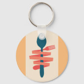 Gabel und Spoon Schlüsselanhänger (Vorderseite)