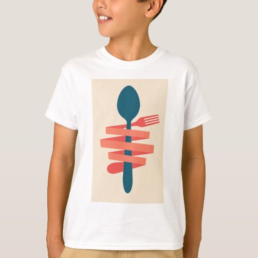 Gabel und Spoon T-Shirt (Vorderseite)
