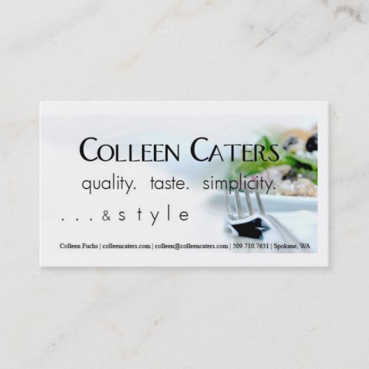 Gabel Visitenkarte (Vorderseite)