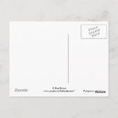 Gabelbock Kopfschuss A21 Postkarte (Rückseite)