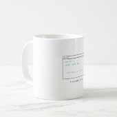 Gabelbombe - Dev-Mug-Geschenk Kaffeetasse (Vorderseite Links)