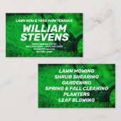 Gabeldienste  Grünton Visitenkarte (Vorne/Hinten)