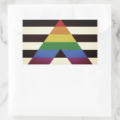 Gabelflagge Rechteckiger Aufkleber (Tasche)