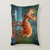 Gabelgabeln für Hirschfauna Dekokissen (Vorderseite(Vertikal))