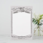 Gabelkiefer Weihnachtsfeiertagskarte Briefpapier (Stehend Vorderseite)