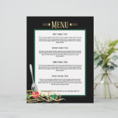 Gabelkopf Tomatenstücke Spaghetti Rezeptur Menü Le (Stehend Vorderseite)