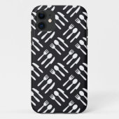 Gabellöffel-Messermuster Case-Mate iPhone Hülle (Rückseite)