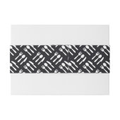 Gabellöffel-Messermuster Einladungsbanderole (Rückseitenbeispiel)