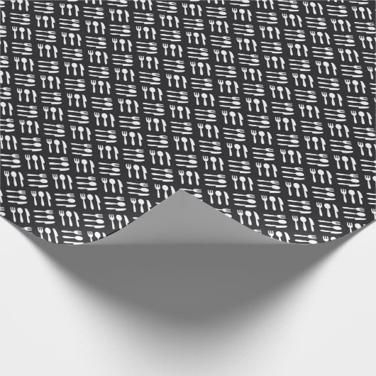 Gabelmesser Geschenkpapier (Ecke)