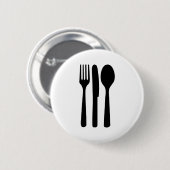 Gabelmesser-Löffelikone Button (Vorne & Hinten)